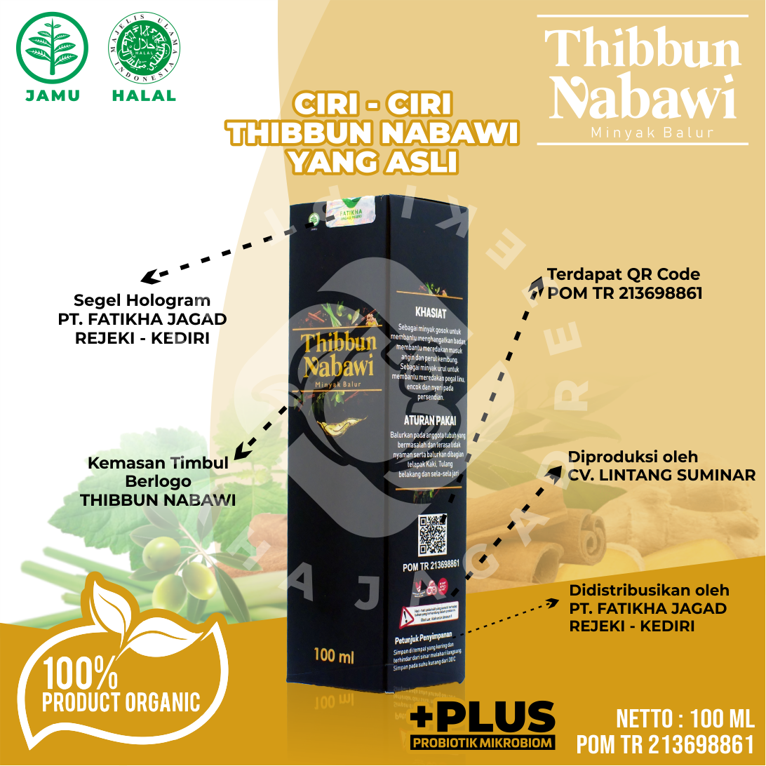 Minyak Balur Aromaterapi Thibbun Nabawi