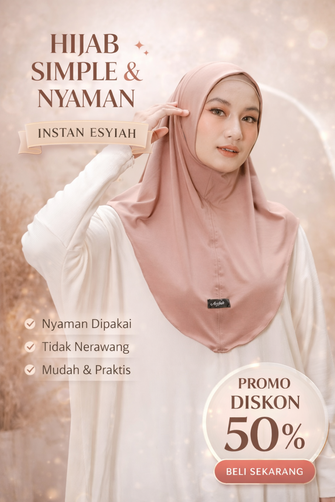 ✨ Danisha L Bergo Non Pet – Jersey Premium ✨ ( BELI 2 LEBIH HEMAT )