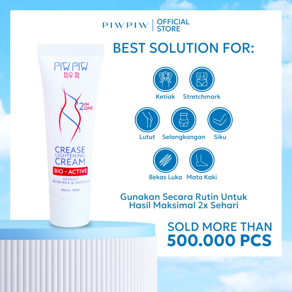 Piwpiw Krim Pemutih Ketiak & Area Lipatan - SF FBE