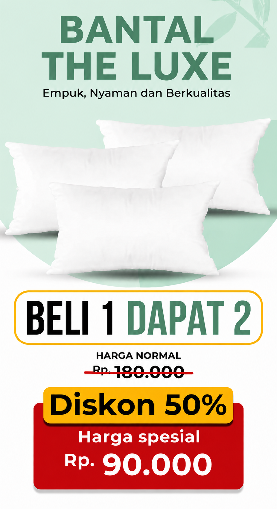 Bantal Hotel Beli 1 Dapat 2 Dan Potongan Ongkir | YT-B5 logo