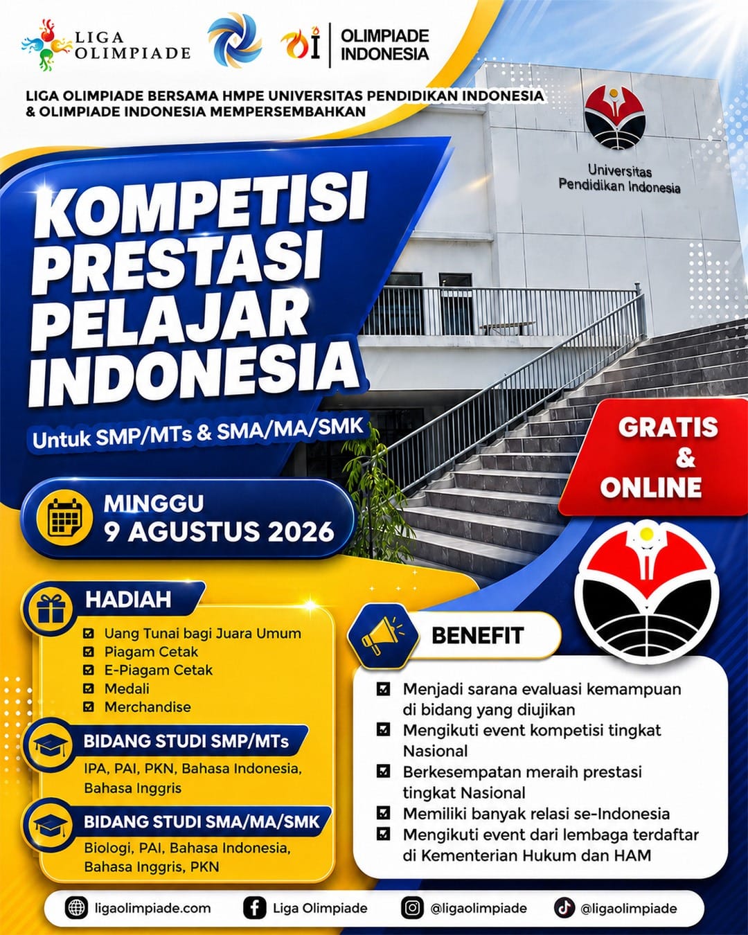 KOMPETISI PELAJAR PELAJAR INDONESA 2026 logo