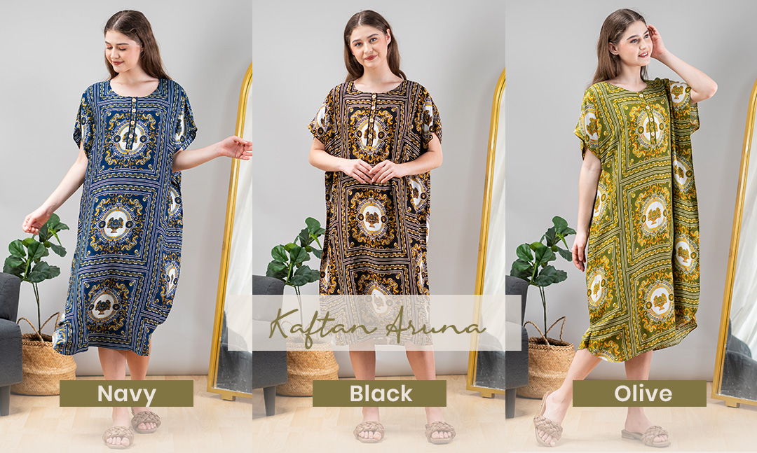 # FADS - Homewear Kaftan Mix Clover, Aruna, Calista (149-2 Piece)