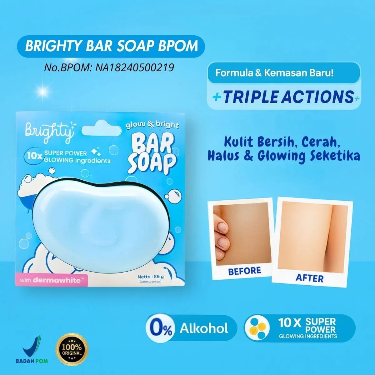 Brighty Bar Soap BPOM  SH62-TAD2