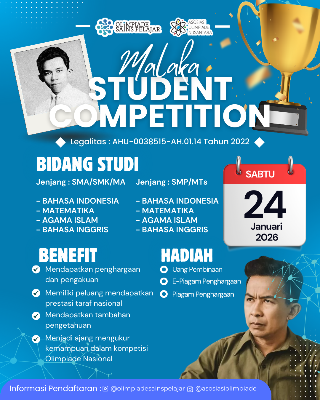 MALAKA STUDENT COMPETITION - 24 JANUARI 2026 OSPXAON logo