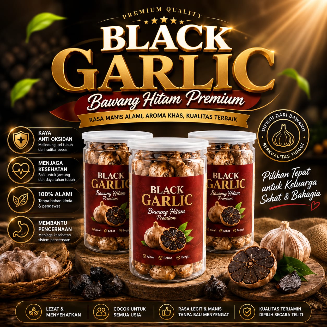 Black Garlic Original logo