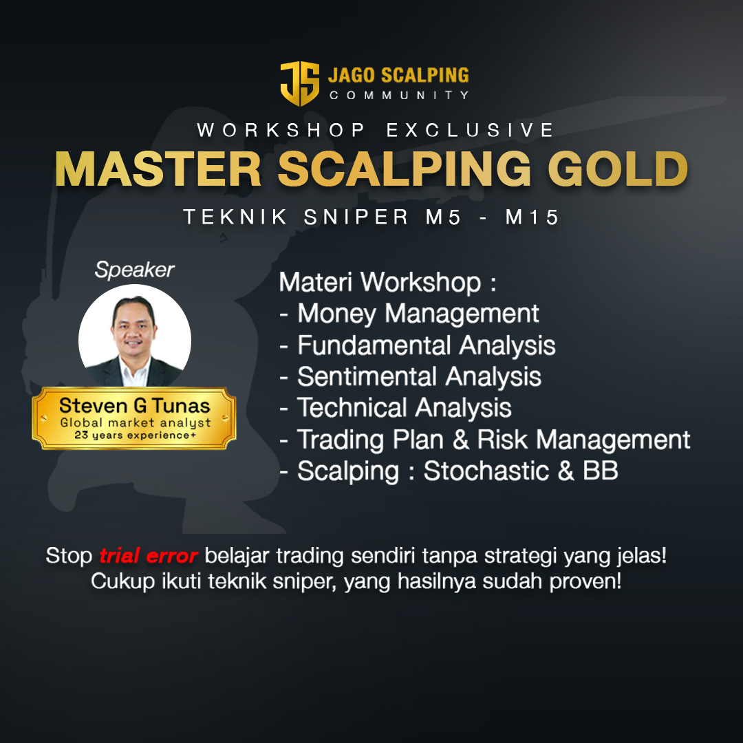 Workshop Master Scalping Gold Teknik Sniper by Jago Scalping logo
