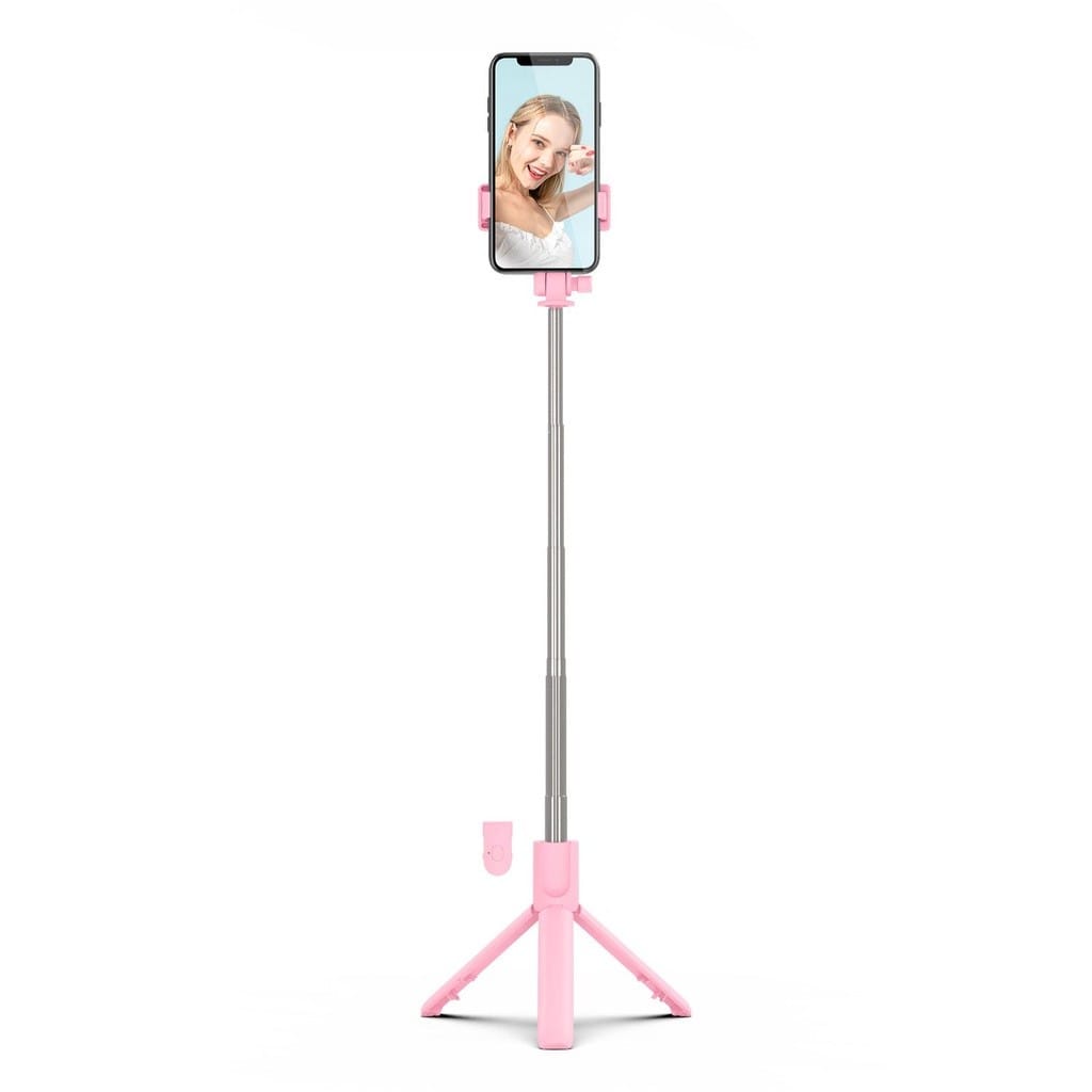 RVN Store | Tongsis Tripod Bluetooth R1 3in1 - Macaron R1 (Tanpa Lampu LED)