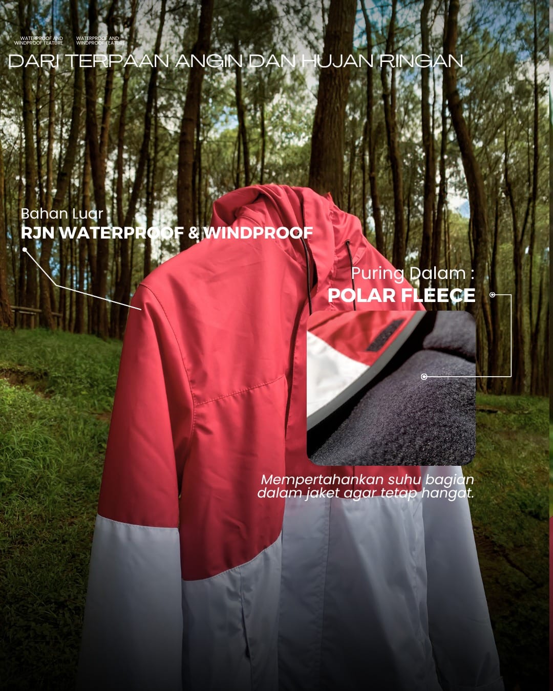 JAKET SATUNUSA GRATIS SABLON LOGO/NAMA