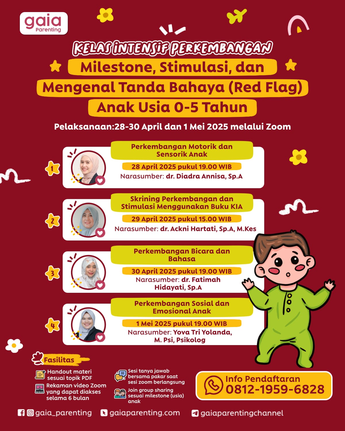 Kelas Intensif Perkembangan Anak Usia 0-5 Tahun (April 2025) logo