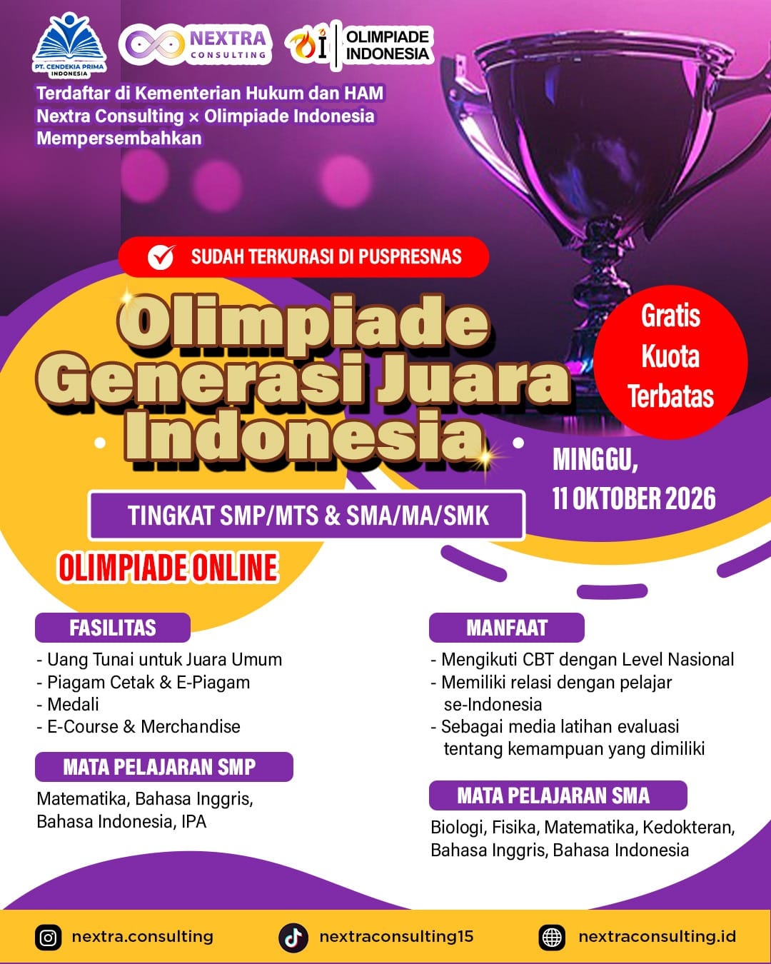 OLIMPIADE GENERASI JUARA INDONESIA logo