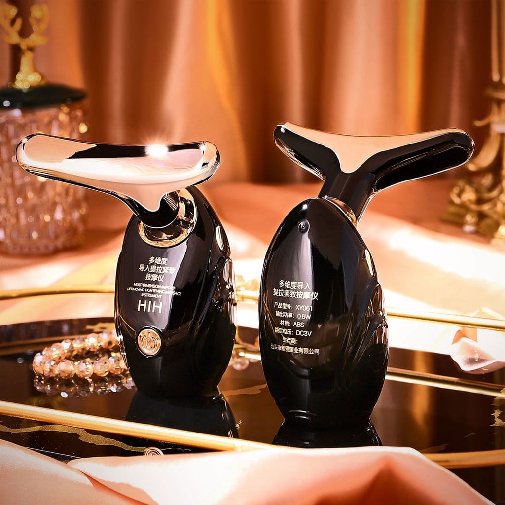 Alat Pijat Pengencang Kulit Wajah Impor Multi Dimensi HIH Produk Pijit Mengencangkan Wajah logo