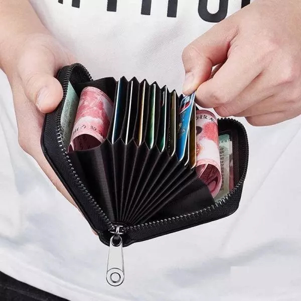 (G) Dompet Kulit Kartu Premium -  Beli 1 Dapat 2