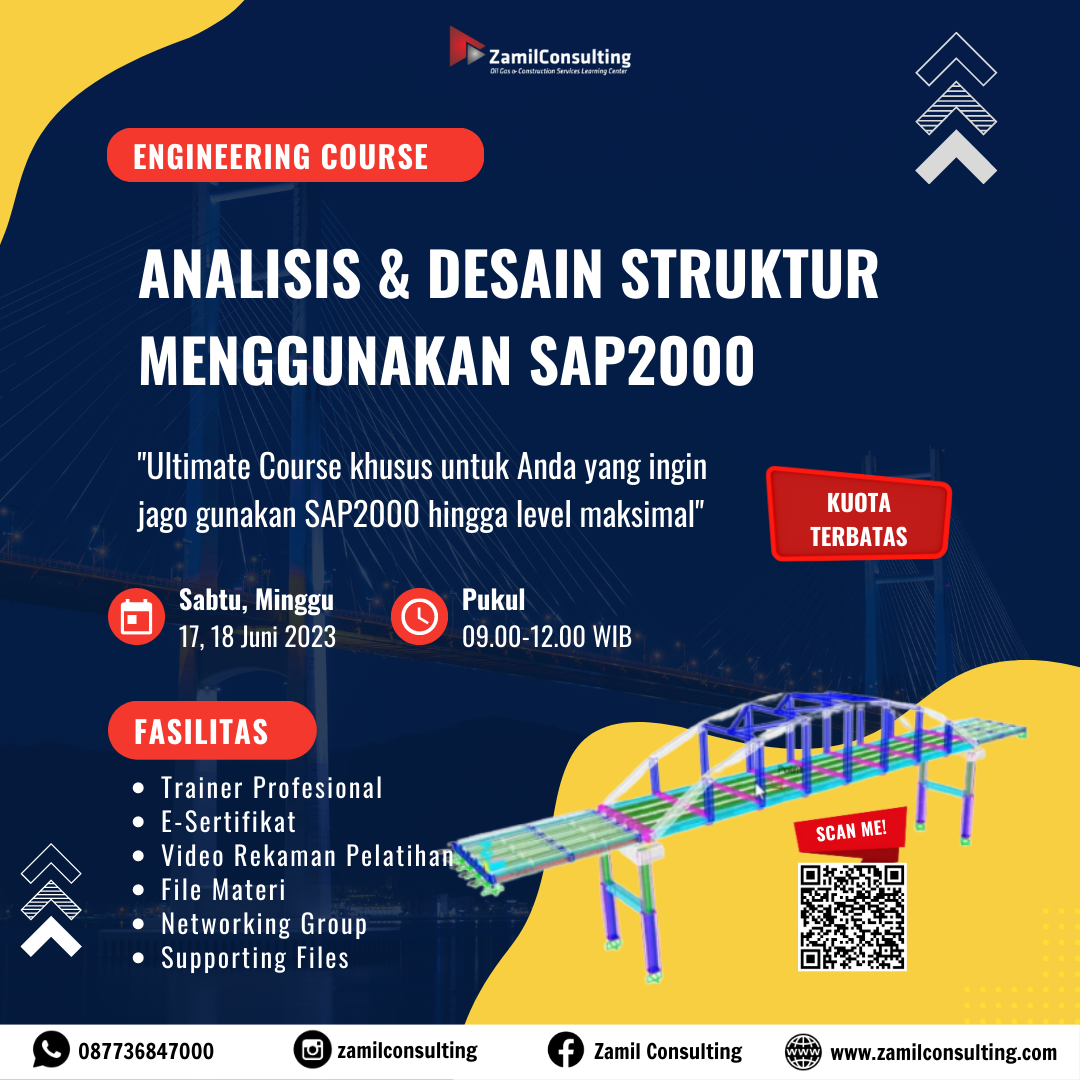 Engineering Course SAP2000 Jembatan logo